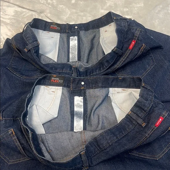 Lot of 2 Aramark Blue Denim Jeans Men’s 40Wx30L - Picture 3 of 10